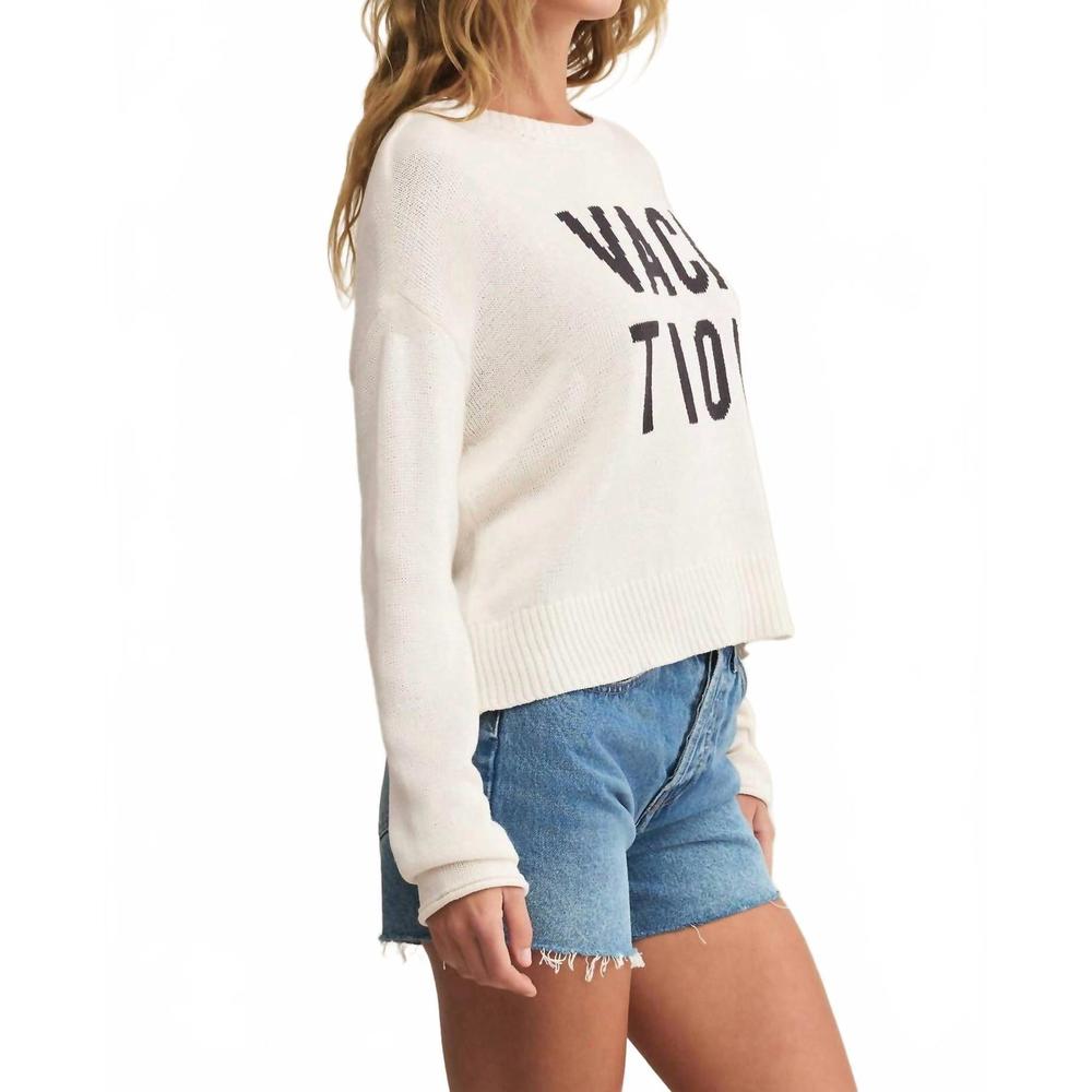 NEW Z SUPPLY sienna sweater in sea salt - Picture 2 of 4